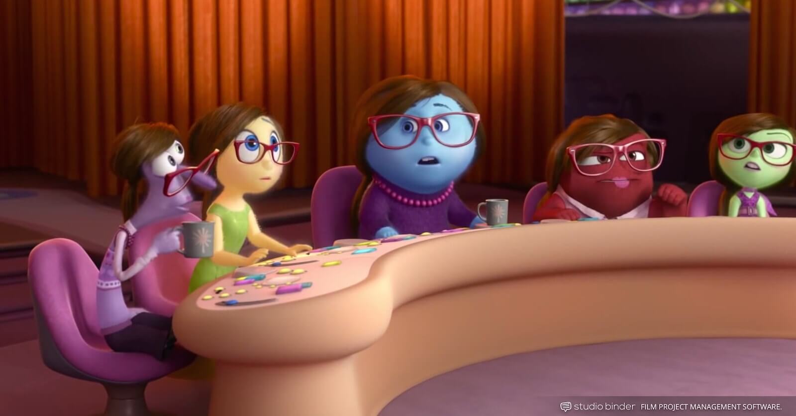 How to Use Color in Film - Example of Movie Color Palette and Scheme - Associative - Inside Out-min