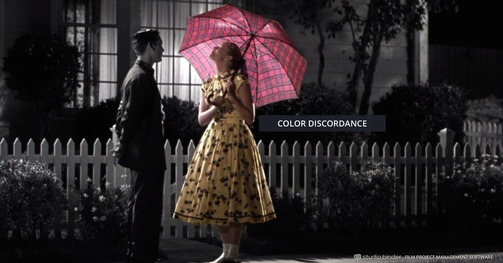 How to Use Color in Film - Example of Movie Color Palette and Scheme - Color Discordance - Pleasantville-min How to Use Color in Film - Example of Movie Color Palette and Scheme - Color Discordance - Pleasantville-min