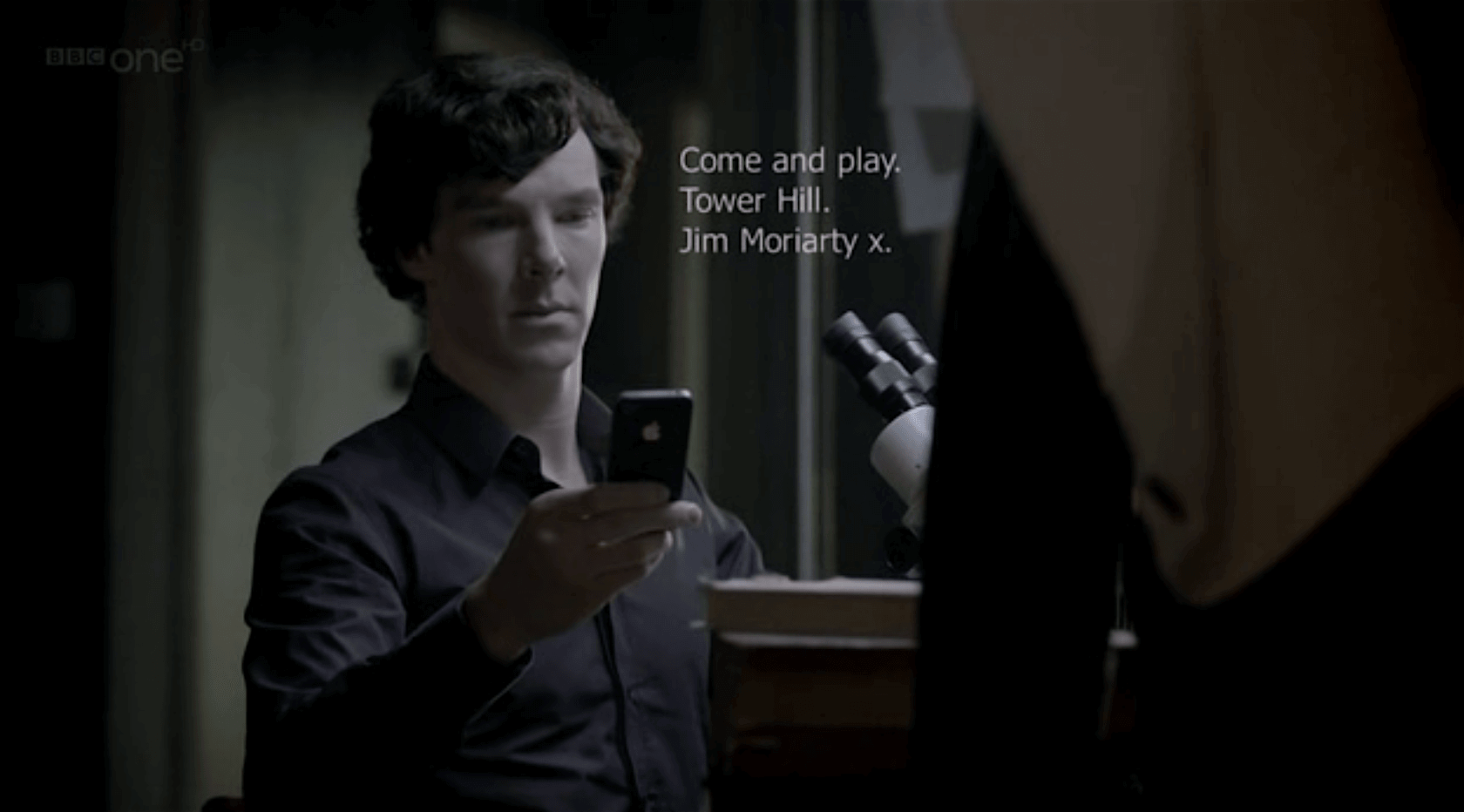 3 Cinematic Film Techniques to Make On-Screen Texting Actually Look Good - Sherlock Text Message
