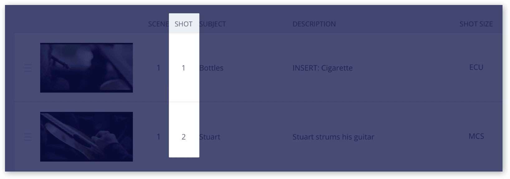 The Only Shot List Template You Need (with Free Download) - Shot Number
