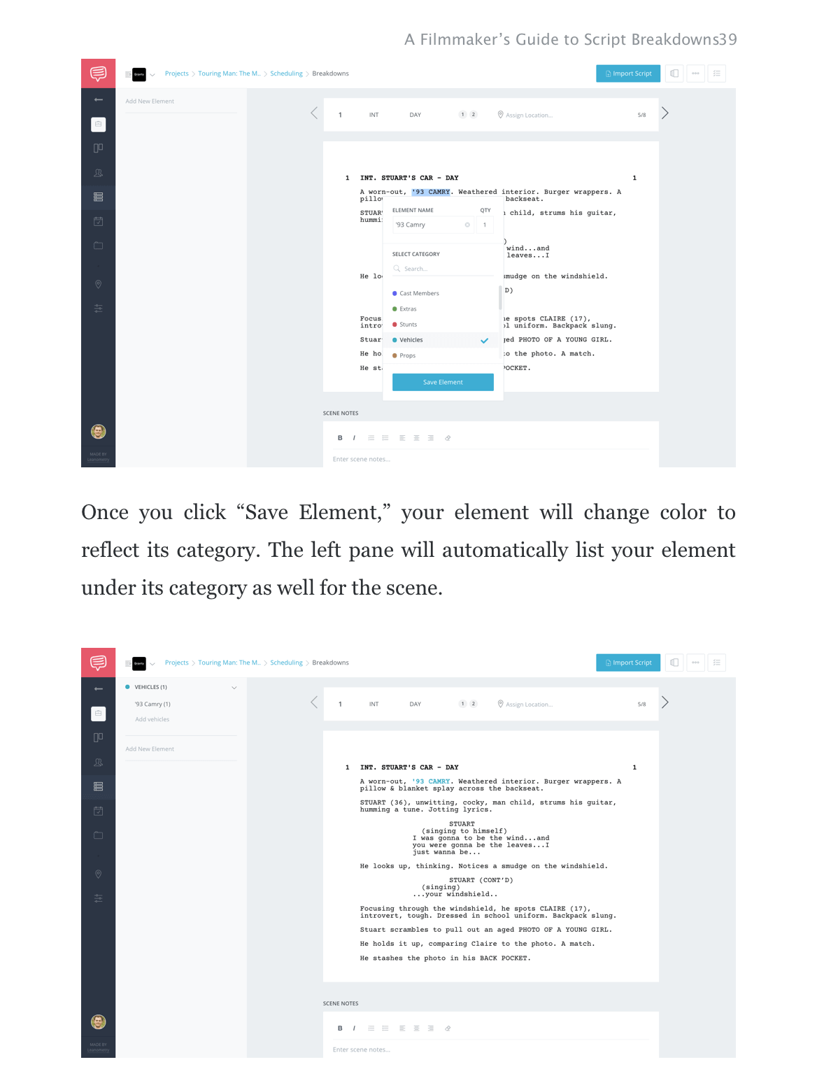 Learn how to tag elements in StudioBinder Script Breakdowns - Tagging - StudioBinder
