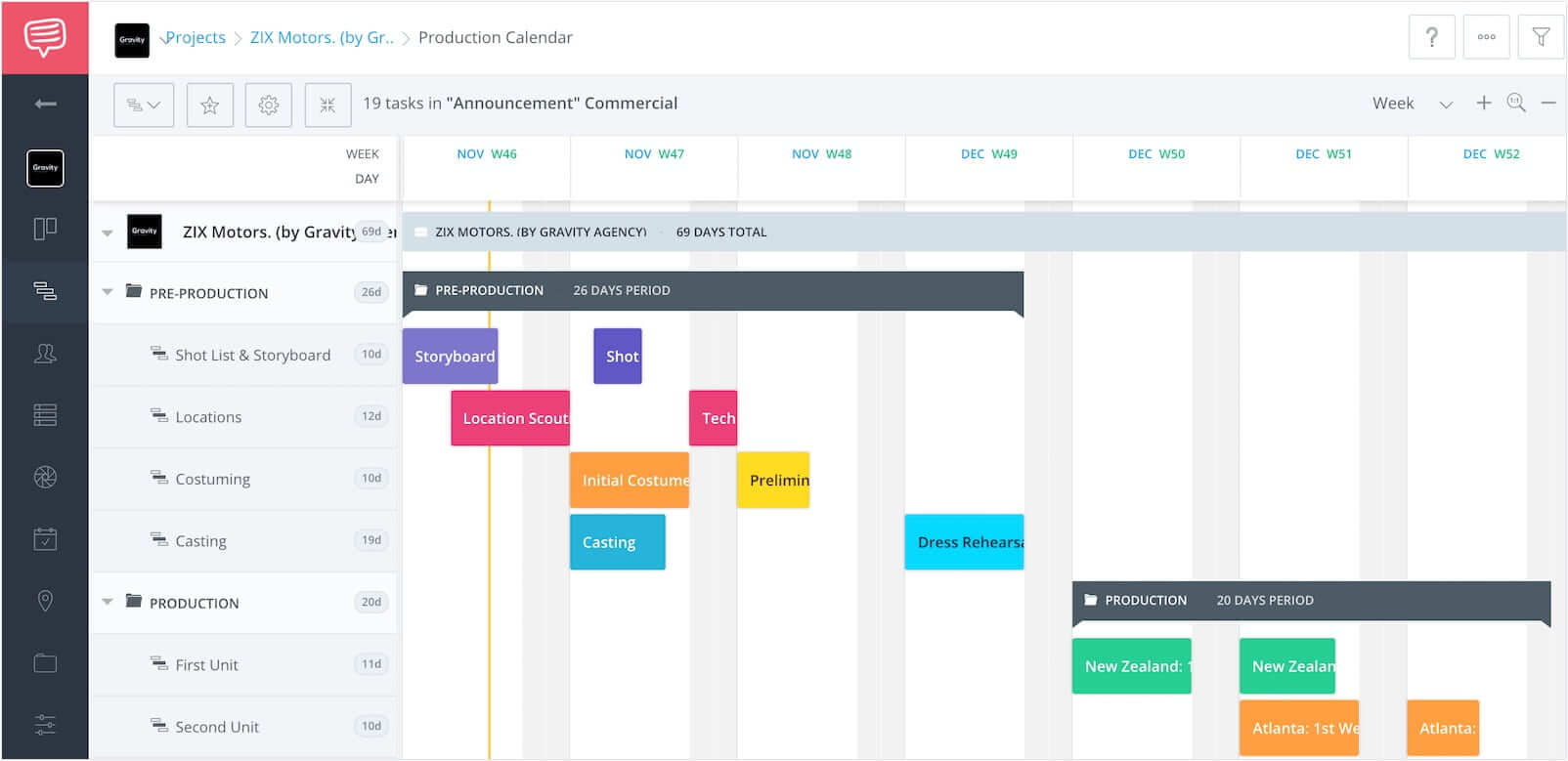 Photo, Video and Film Production Calendar Template and Software - - Commercial Shoot Film Video - StudioBinder Photo, Video and Film Production Calendar Template and Software - - Commercial Shoot Film Video - StudioBinder