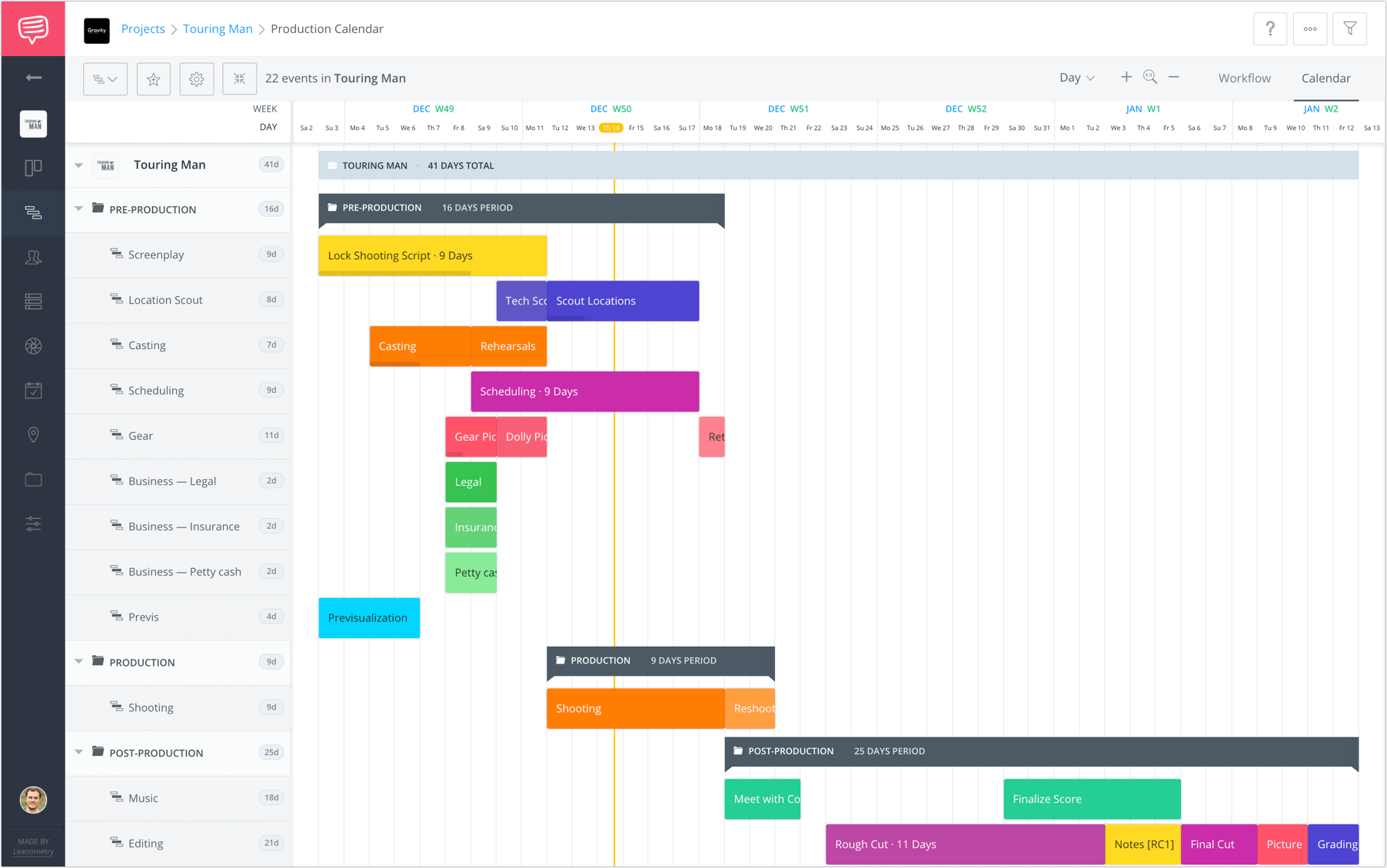 How to Plan a Shoot with a Film & Video Production Calendar - StudioBinder - 22 How to Plan a Shoot with a Film & Video Production Calendar - StudioBinder - 22