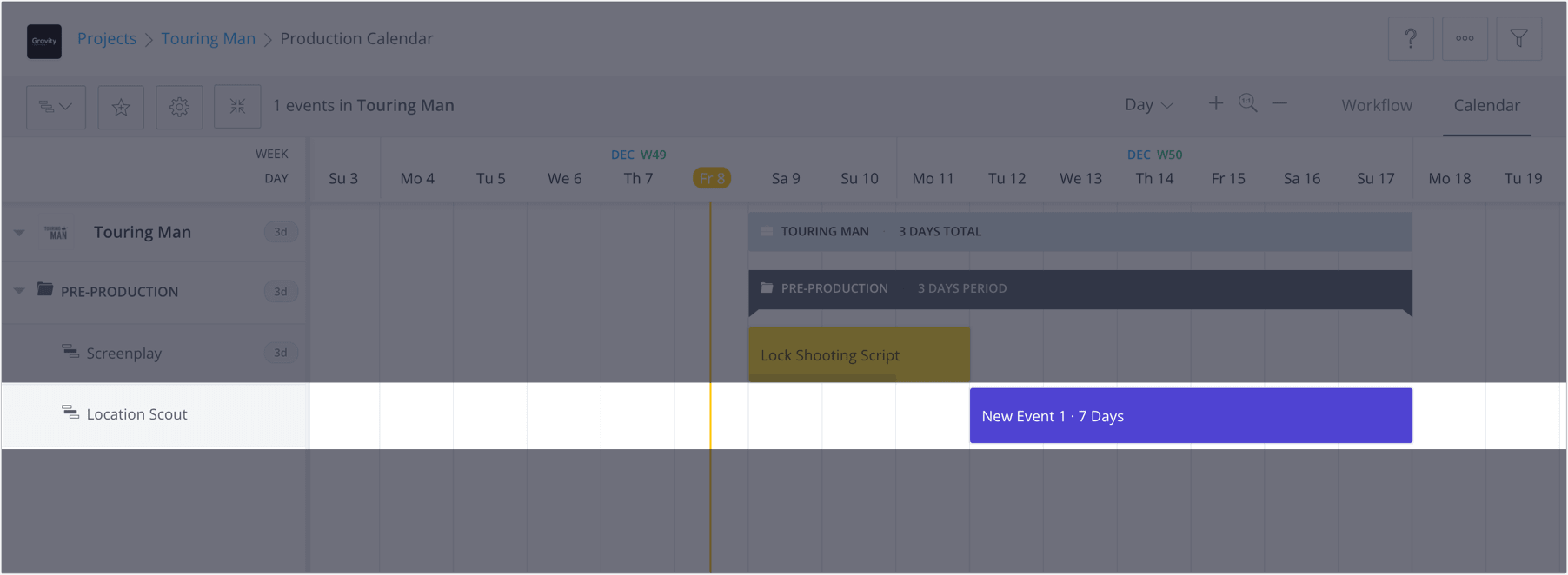 How to Plan a Shoot with a Film & Video Production Calendar - StudioBinder - 6a How to Plan a Shoot with a Film & Video Production Calendar - StudioBinder - 6a