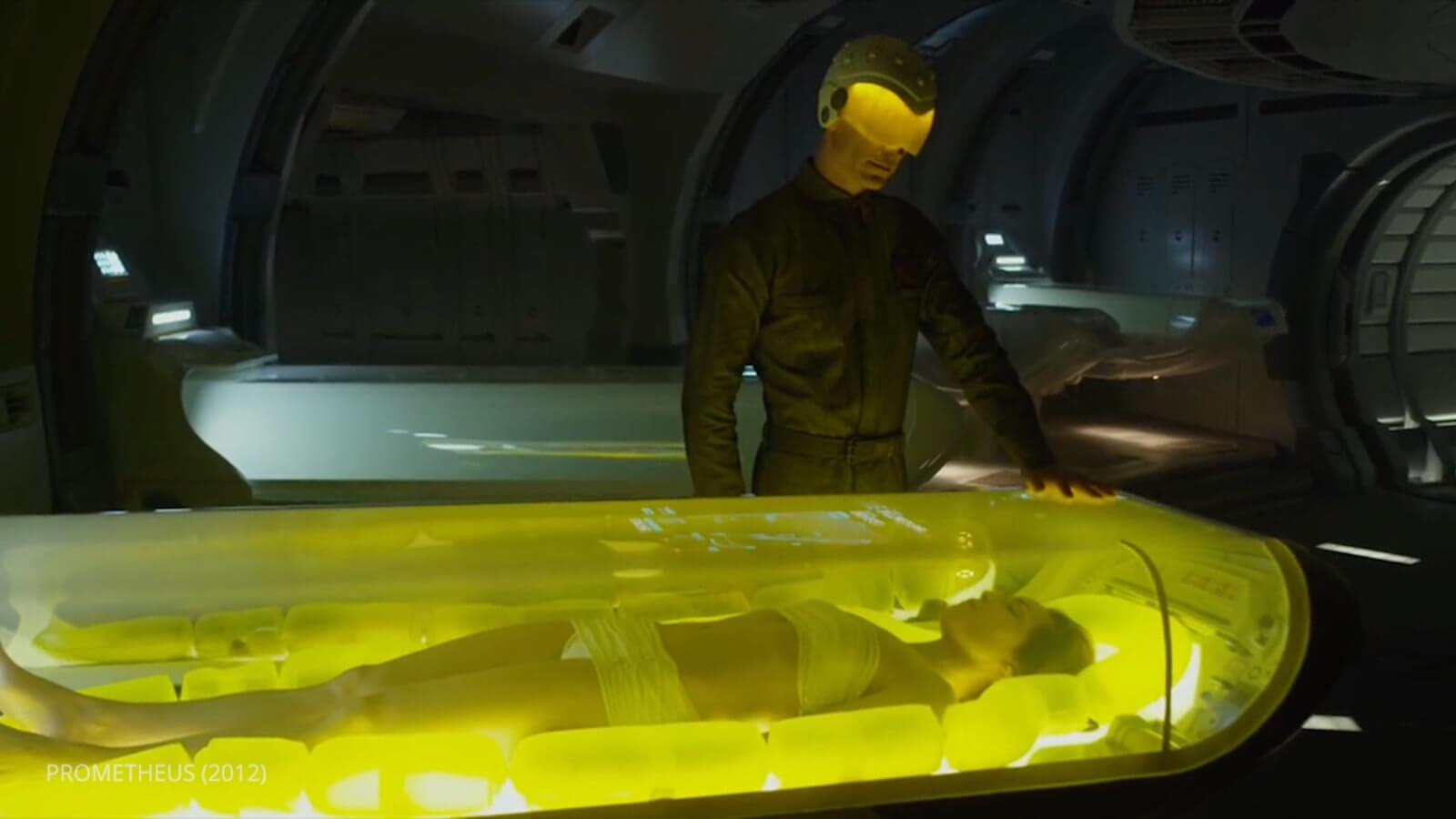 Ridley Scott Movie Color Palette - Prometheus - Yellow Chambers Ridley Scott Movie Color Palette - Prometheus - Yellow Chambers