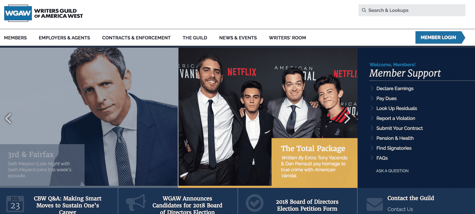 Best Screenwriting Website - Script Writers - The Writers Guild of America Best Screenwriting Website - Script Writers - The Writers Guild of America
