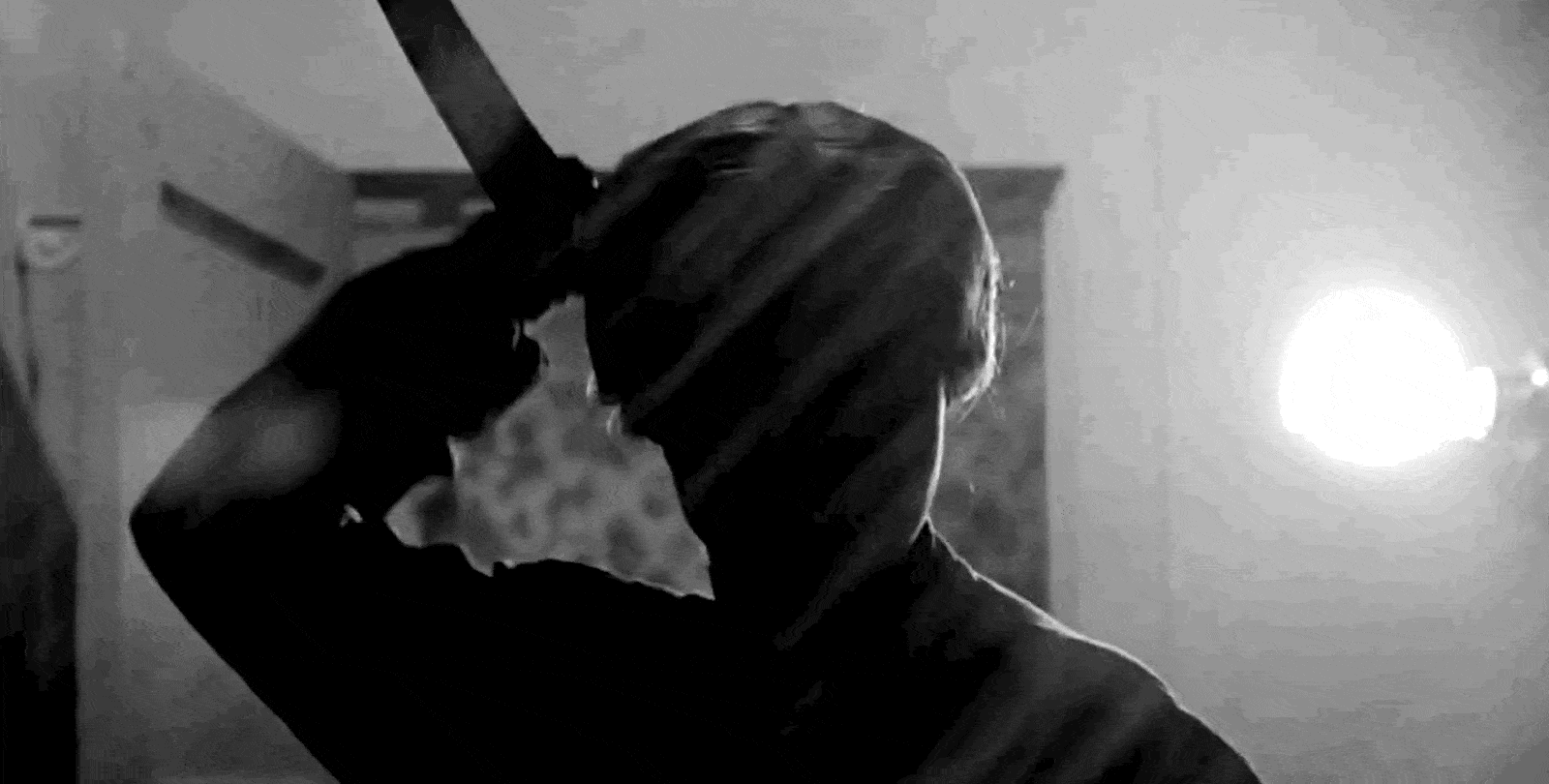Low Angle Shot - Low Angle Example - Psycho stabbing Low Angle Shot - Low Angle Example - Psycho stabbing