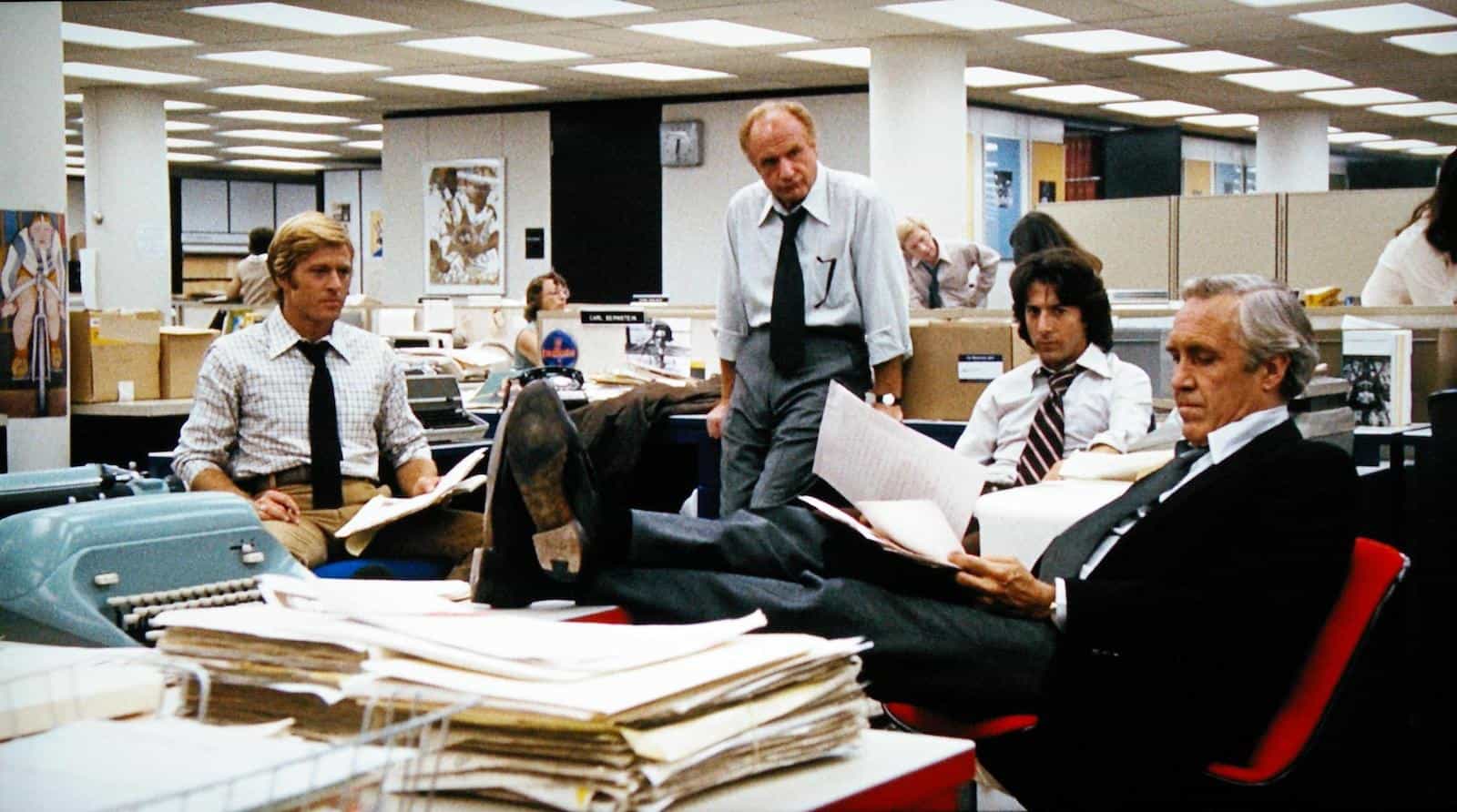Deep Focus Shot - Best Camera Movement and Camera Angles - All The President's Men Deep Focus Shot - Best Camera Movement and Camera Angles - All The President's Men