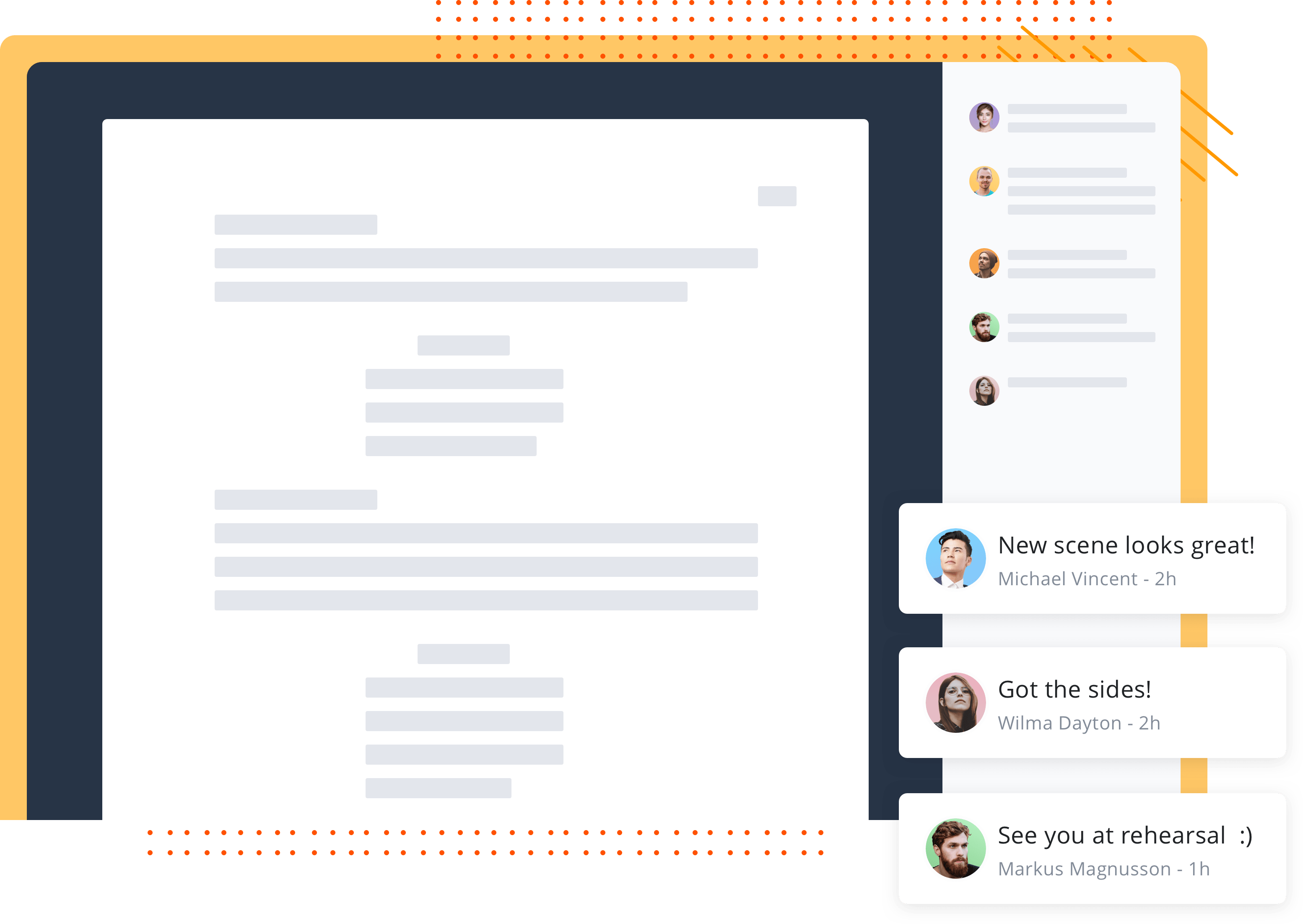 StudioBinder Film Production Scheduling Software - Team Collaboration on Script Sides StudioBinder Film Production Scheduling Software - Team Collaboration on Script Sides