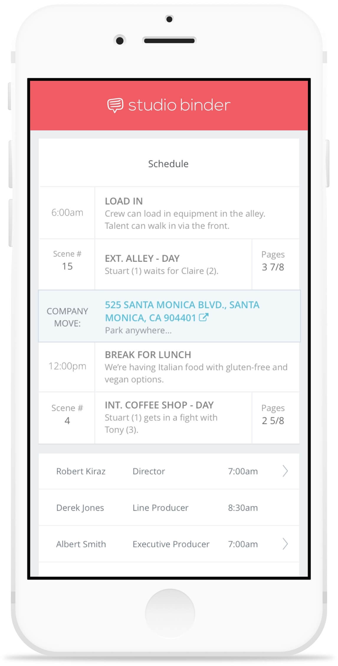 studiobinder-call-sheet-mobile-schedule-iphone-branded