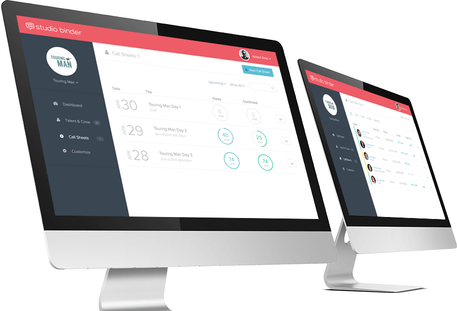 StudioBinder Free Call Sheet Template App