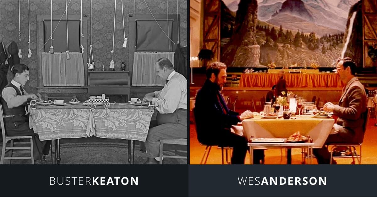 Art of the Gag - Buster Keaton and Wes Anderson - Dinner