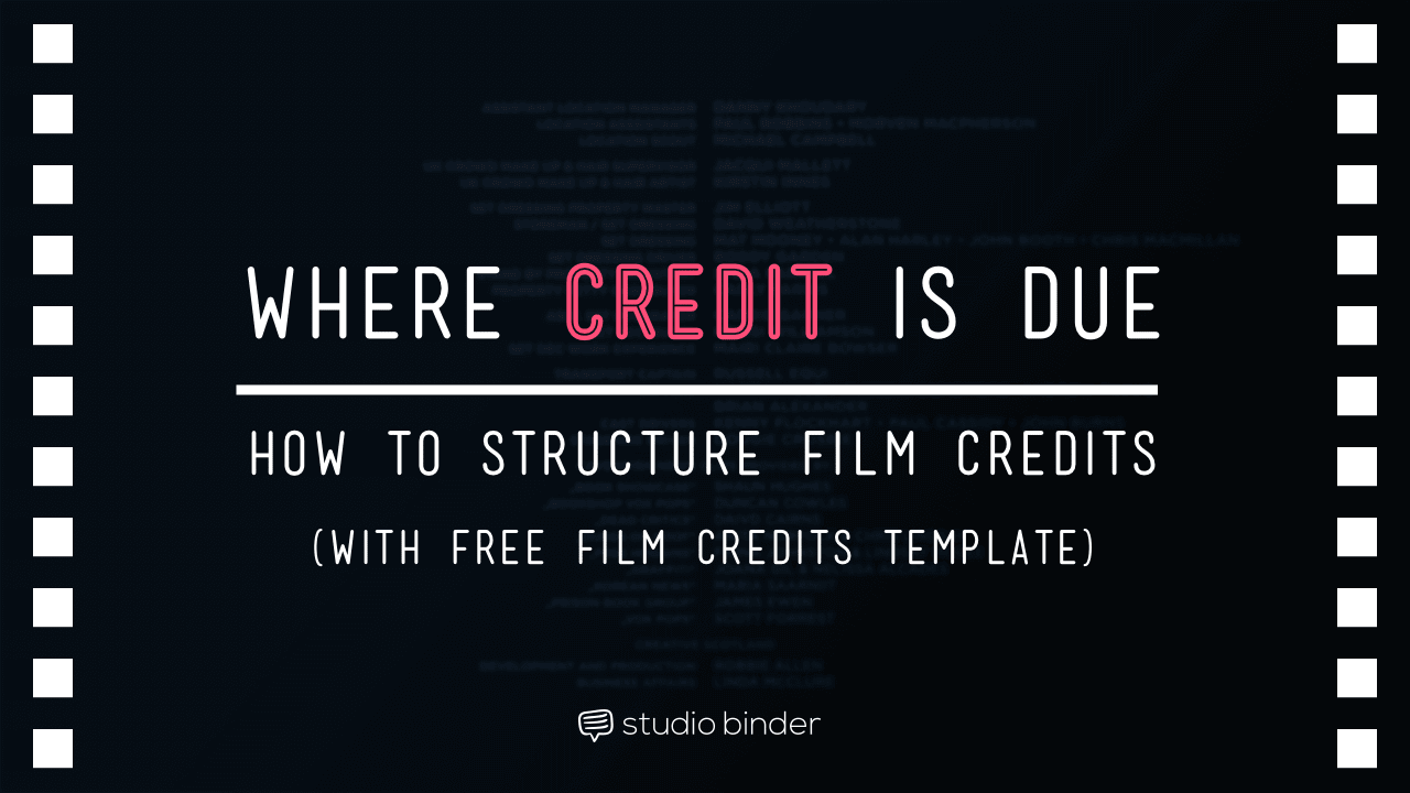 HEADER Film Credits Order Hierarchies with Free Film Credits Template StudioBinder