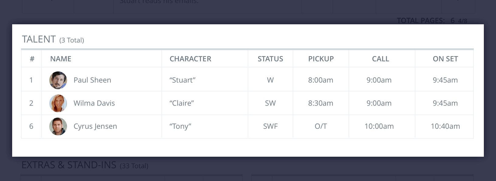 How To Create A Better Call Sheet Download FREE CallSheet