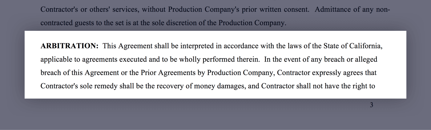 Mastering the Crew Deal Memo Template - 20 - Arbitration - StudioBinder