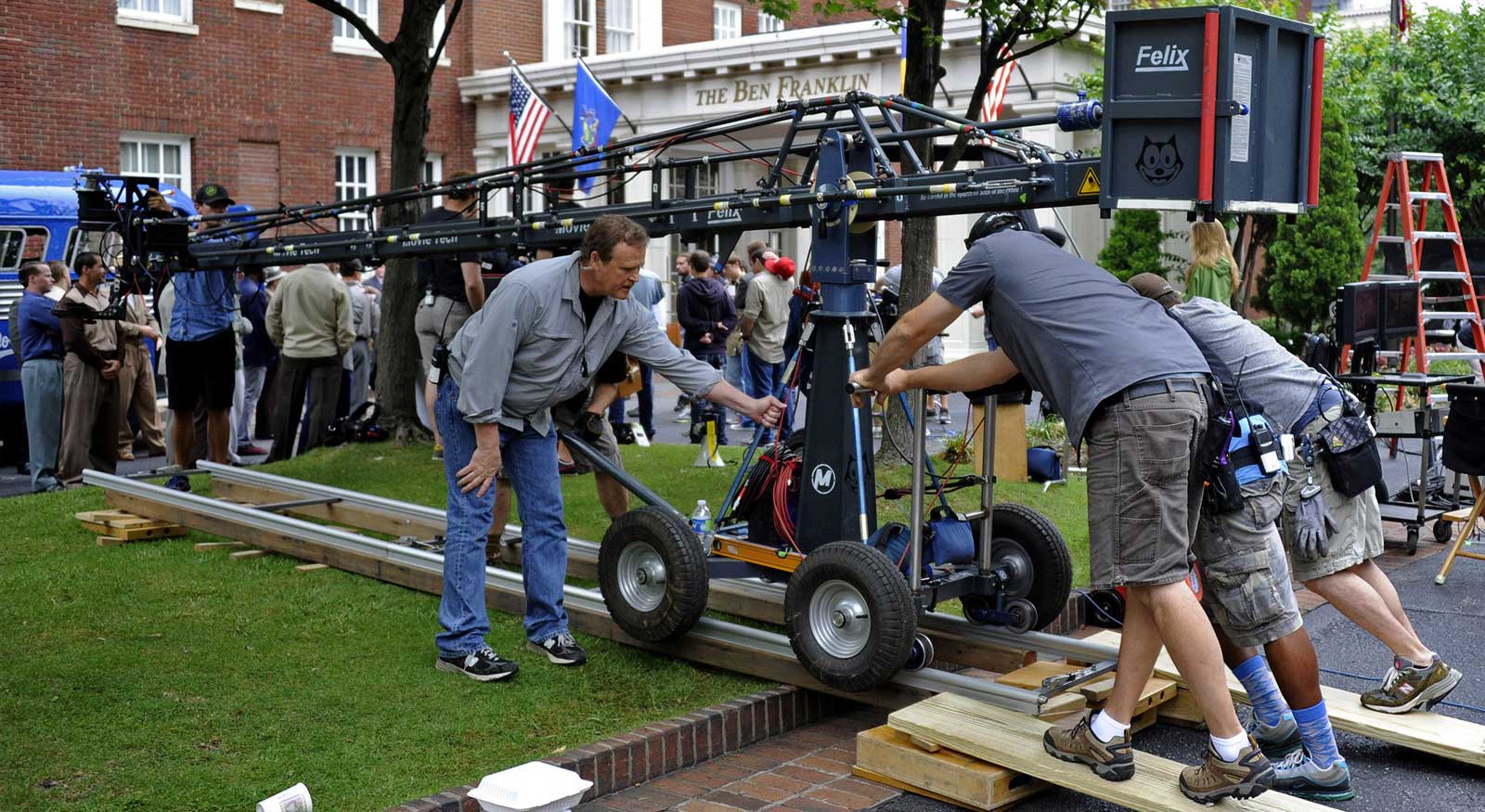 Shooting Schedule Pro Tips for a 10-Page Shoot Day - 2. Enlist film crew setup scene
