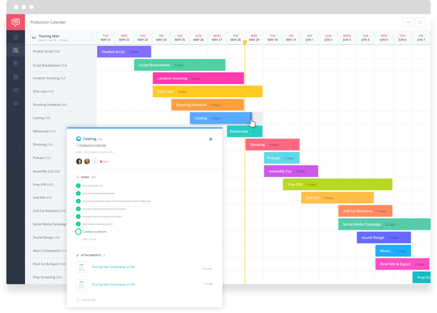 Download A FREE Gantt Chart Template For Your Production Download A FREE Gantt Chart Template For Your Production