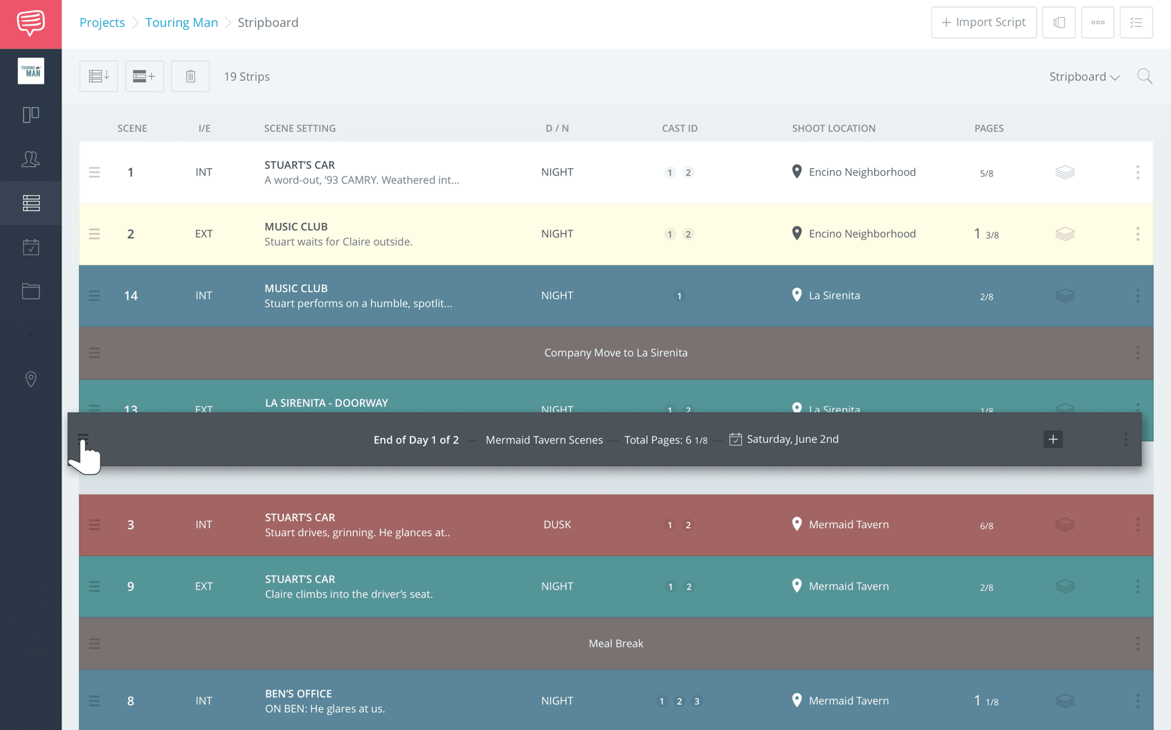 create a weekly schedule online