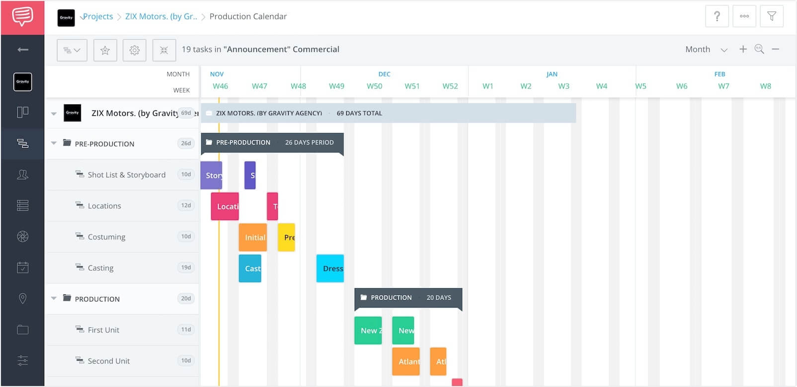 How Video Producers Use Film Production Calendar Templates & Software