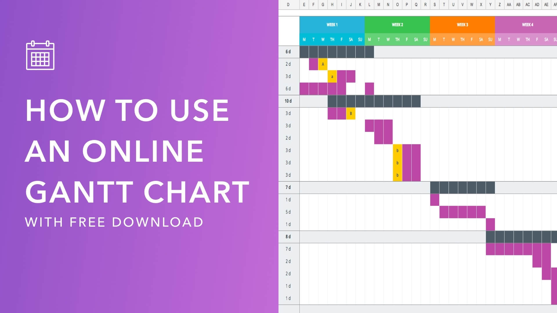 Automatic Gantt Chart Excel Template