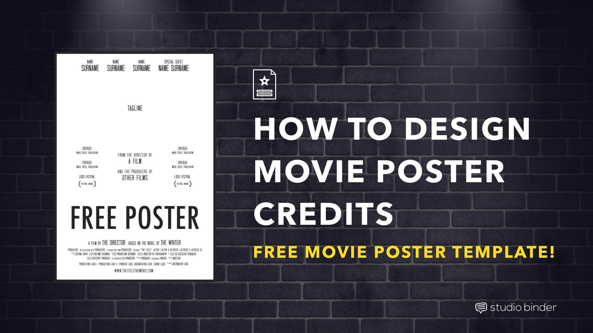 how-to-make-a-movie-poster-free-movie-poster-credits-template