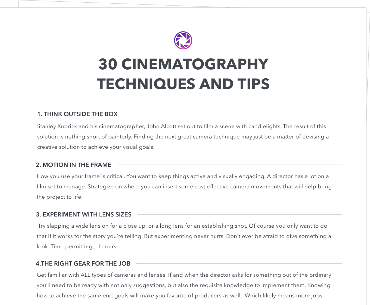 30 cinematography techniques tips you didn t learn in film school what is the largest format of film stock
