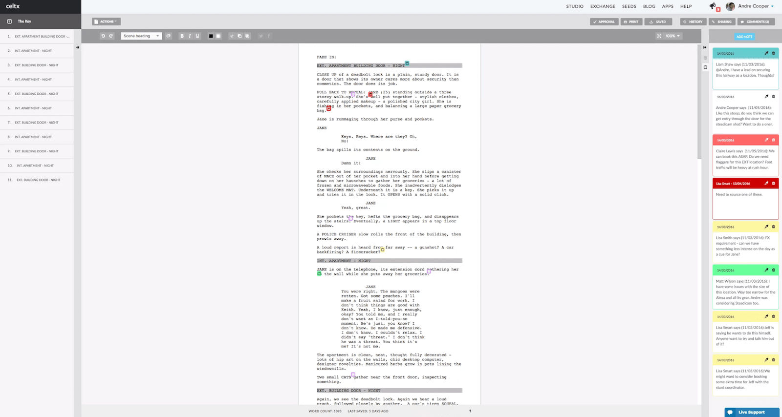 final draft or celtx final draft or celtx